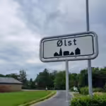 Ølst byskilt